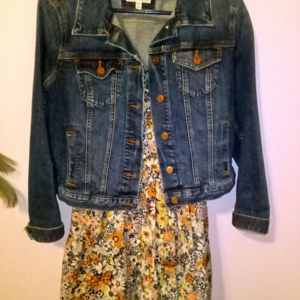 LOFT Blue Jean Jacket